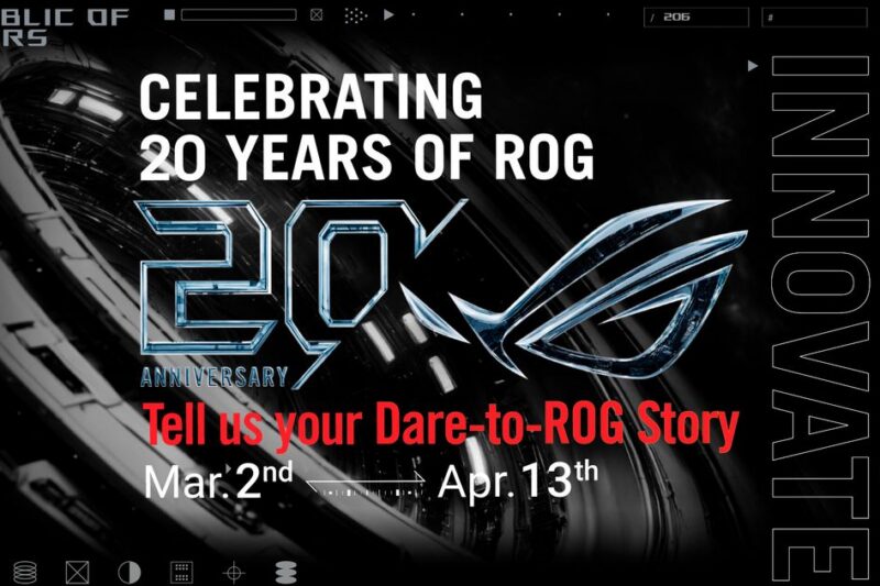 ASUS Republic of Gamers Announces 20th Anniversary Celebration Campaign