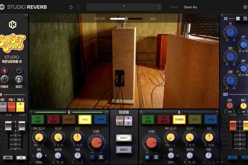 IK Multimedia launch Sunset Sound Studio Reverb II