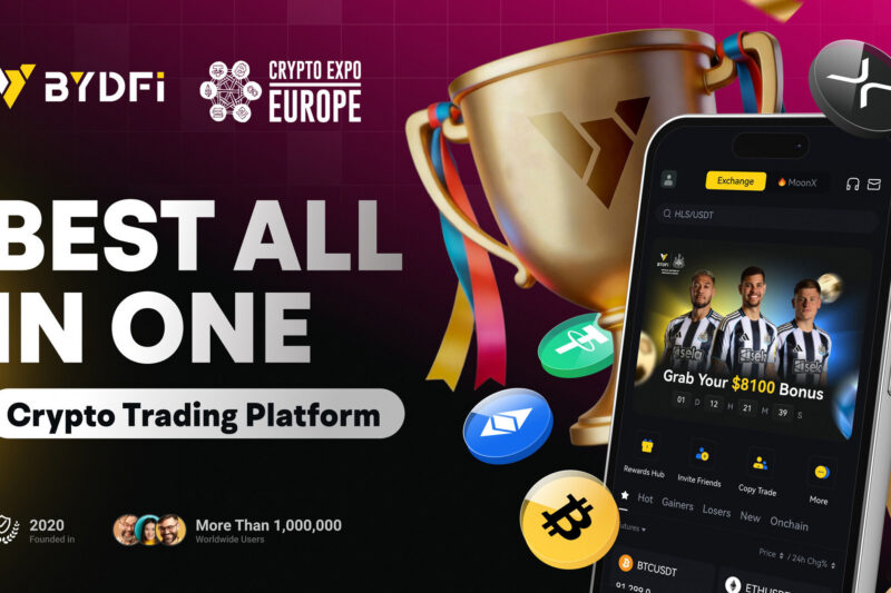 BYDFi Named Best All-in-One Crypto Trading Platform at Crypto Expo Europe, Extending Awards Momentum